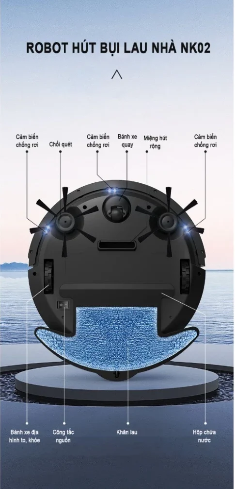 mua robot hút bụi NK02 ở đâu uy tín