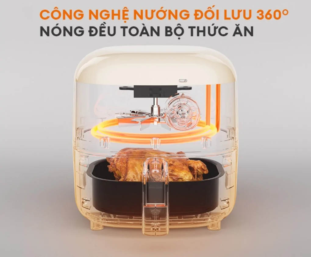 đánh giá nồi chiên không dầu Gaabor 2L AF20M-YE01S